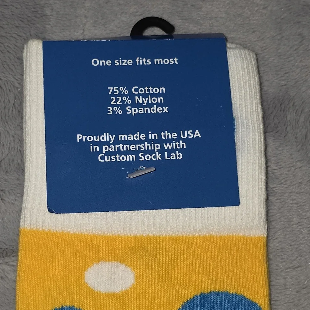 Pig Microbial Oil Remover Molecule Novelty Socks Adult Scientist Chemistry NWT